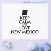 Anpassbare BEHALTEN CALM und LIEBE NEUE MEXIKO Flyer (Einzeln)