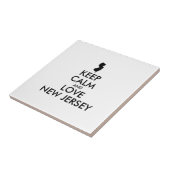 Anpassbare BEHALTEN CALM und LIEBE NEUES JERSEY Fliese (Seite)