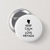 Anpassbare BEHALTEN CALM und LIEBE NEVADA Button (Vorne & Hinten)
