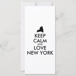 Anpassbare BEHALTEN CALM und LIEBE NEW YORK