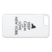 Anpassbare BEHALTEN CALM und LIEBE NEW YORK Case-Mate iPhone Hülle (Rückseite (Horizontal))