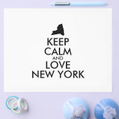 Anpassbare BEHALTEN CALM und LIEBE NEW YORK Flyer (Einzeln)