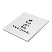 Anpassbare BEHALTEN CALM und LIEBE PENNSYLVANIA Fliese (Seite)