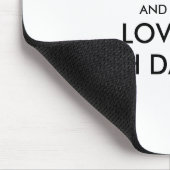Anpassbare BEHALTEN CALM und LIEBE SÜDDAKOTA Mousepad (Ecke)