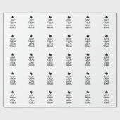 Anpassbare BEHALTEN CALM- und LIEBE-TEXAS Geschenkpapier (Flach)