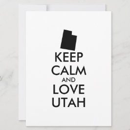 Anpassbare BEHALTEN CALM- und LIEBE-UTAH