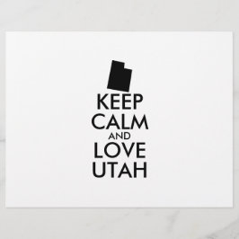 Anpassbare BEHALTEN CALM- und LIEBE-UTAH Flyer