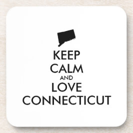 Anpassbare BEHALTEN CALM- und LIEBE-VERBINDUNG Getränkeuntersetzer