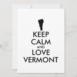 Anpassbare BEHALTEN CALM- und LIEBE-VERMONT