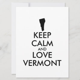 Anpassbare BEHALTEN CALM- und LIEBE-VERMONT