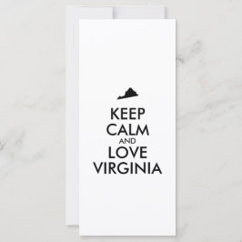 Anpassbare BEHALTEN CALM- und LIEBE-VIRGINIA