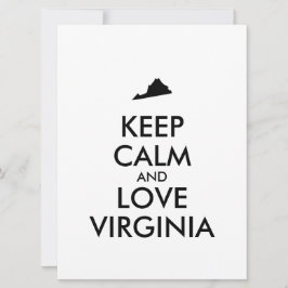 Anpassbare BEHALTEN CALM- und LIEBE-VIRGINIA