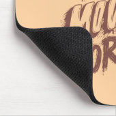 Anpassbare behalten Vorwärts-Anführungsmauladung Mousepad (Ecke)