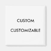 Anpassbare, benutzerdefinierbare Blank Magnet (Vorne)