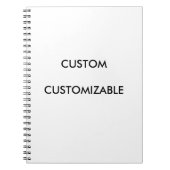 Anpassbare, benutzerdefinierbare Blank Notizblock (Vorderseite)