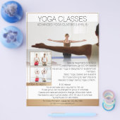 Anpassbare berufliche Yoga-Flyer Flyer (Einzeln)