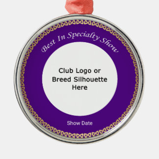 Anpassbare Best In Specialty Show Ornament Aus Metall