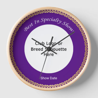 Anpassbare Best In Specialty Show Uhr
