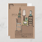 anpassbare bewegliche Postkarte (Vorne/Hinten)