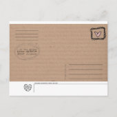 anpassbare bewegliche Postkarte (Rückseite)