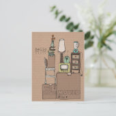 anpassbare bewegliche Postkarte (Stehend Vorderseite)