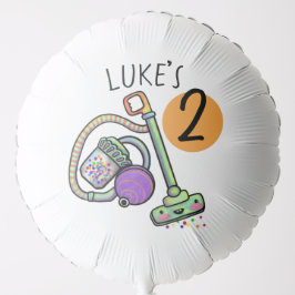 Anpassbare Bezeichnung/Alter/Farbkreisvakuum-Party Ballon