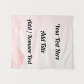 Anpassbare Bezeichnung, Name (50" x 60") Tapestry Wandteppich (Vorderseite (Horizontal))