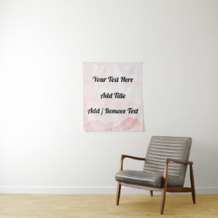 Anpassbare Bezeichnung, Name (50" x 60") Tapestry Wandteppich