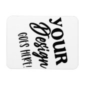 Anpassbare Bilder erstellen Magnet (Horizontal)