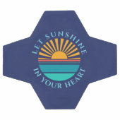 Anpassbare Bildvorlage Fußball (Flach)