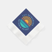 Anpassbare Bildvorlage Serviette (Ecke)