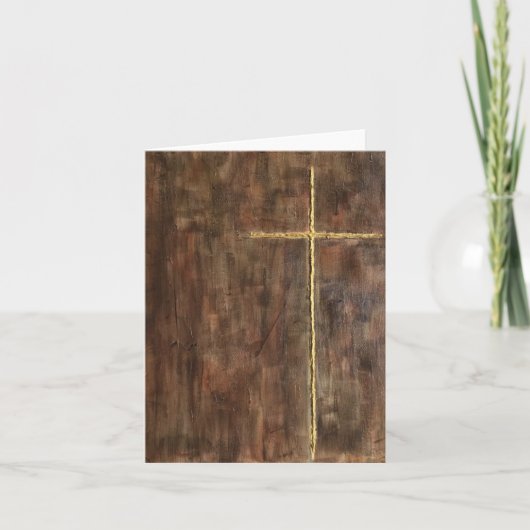 Anpassbare Blank-Cross-Note-Karte Karte (Vorderseite)
