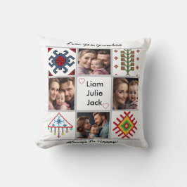 Anpassbare Blanket-Collage für Fotos Kissen