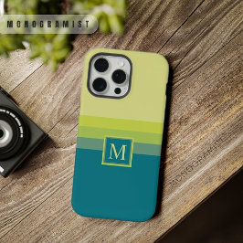 Anpassbare Blass-Limette-Gelb-Grüne-Farbblock iPhone 15 Pro Max Hülle