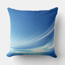 Anpassbare blaue Abstrakte Throw-Kopfkissen Kissen