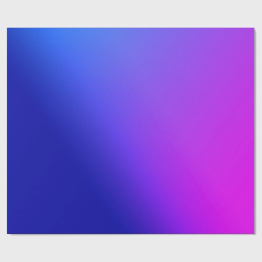 Anpassbare Blauer und Lila Strahlung Geschenkpapier (Flach)