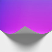 Anpassbare Blauer und Lila Strahlung Geschenkpapier (Ecke)