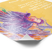 Anpassbare Blume Fairy Foto Erweiterung (Ecke)