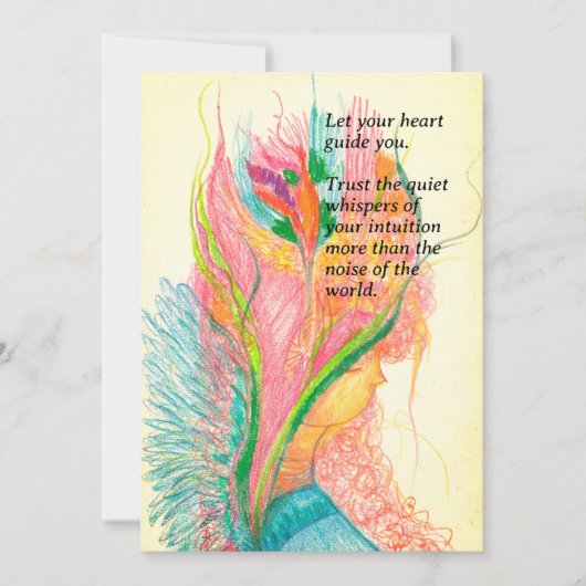 Anpassbare Blume-Flachkarte (Vorderseite)