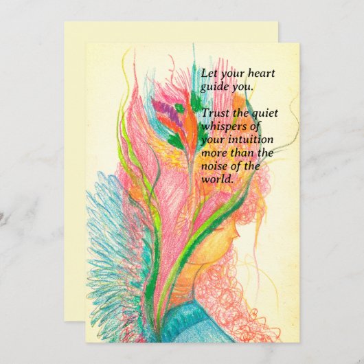 Anpassbare Blume-Flachkarte (Vorne/Hinten)