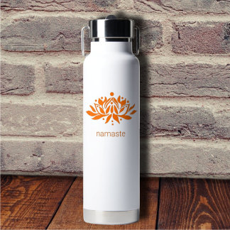 Anpassbare Blume für Flaming-Lotus Trinkflasche