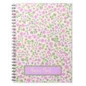 Anpassbare Blumenzeitschrift Notizblock (Vorderseite)