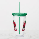Anpassbare böse Tomate Acryltrinkbecher (Rechts)