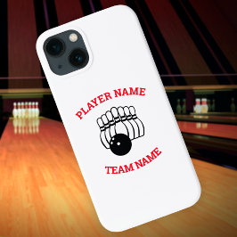 Anpassbare Bowling-Team Case-Mate iPhone Hülle