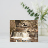 Anpassbare Bracklinn Falls, Perthshire, Schottland Postkarte (Stehend Vorderseite)