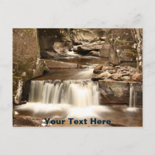 Anpassbare Bracklinn Falls, Perthshire, Schottland Postkarte
