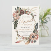 Anpassbare Brautparty-Karte Einladung (Stehend Vorderseite)