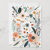 Anpassbare Brautparty-Karte Einladung (Rückseite)