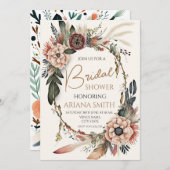 Anpassbare Brautparty-Karte Einladung (Vorne/Hinten)