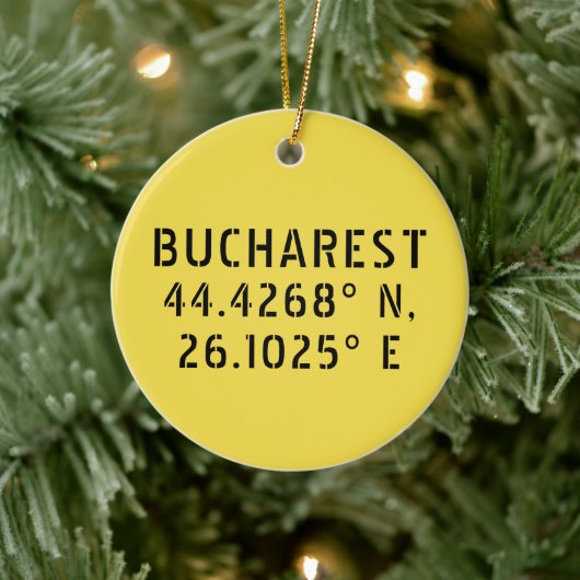 Anpassbare Breitenlängen für Bukarest Keramik Ornament (Baum)